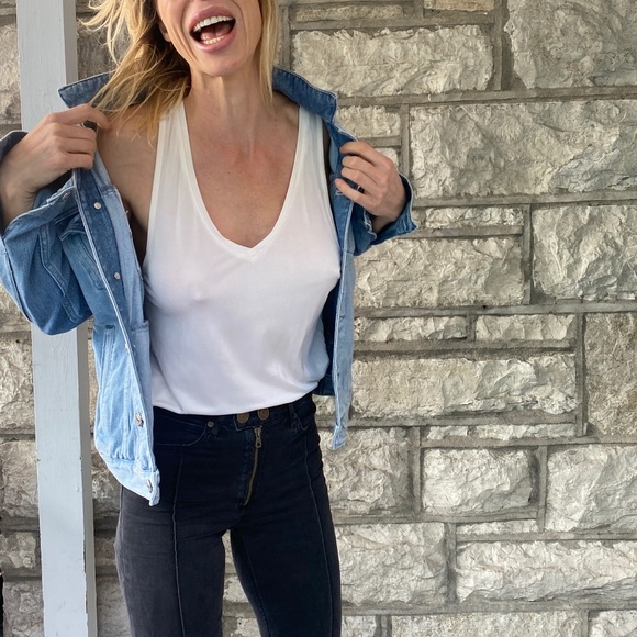 PacSun Two-Tone Trucker Jean Jacket. - Picture 2 of 9